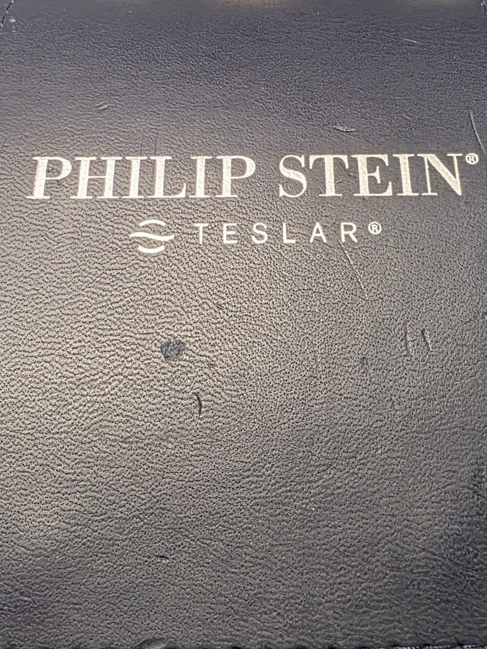 Philip Stein Signature Dual Time Zone Watch Teslar Era with box and original war